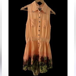 One Teaspoon Toucan Zephyr Romper NWT